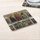 Gent Altarpart, Van Eyck Brothers Kartonnen Onderzetters (Schuin)