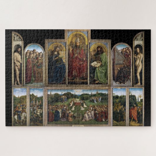 Gent Altarpart, Van Eyck Brothers Legpuzzel (Horizontaal)