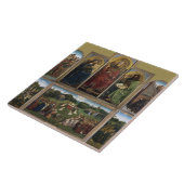 Gent Altarpart, Van Eyck Brothers Tegeltje (Zijkant)