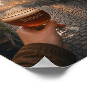 Gent Beerwandeling bij dageraad langs de kasseien  Poster (Hoek)