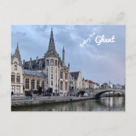 Gent, België. Briefkaart