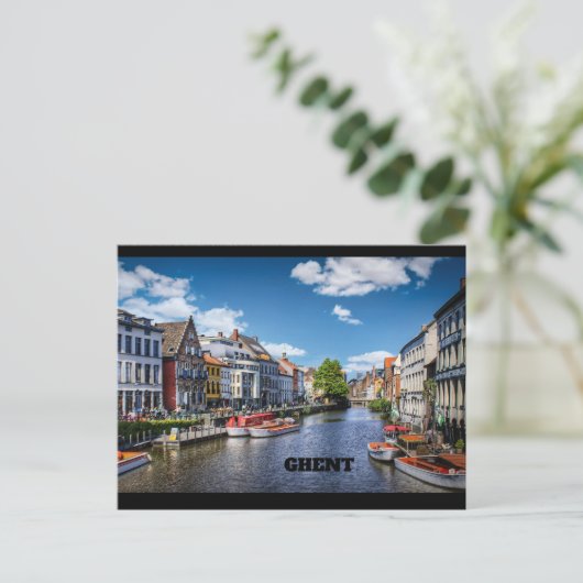 Gent - België Briefkaart (Staand voorkant)