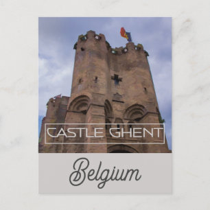 Gent België Gravensteen Kasteel Reisfoto Briefkaart