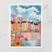 Gent België Kunst Reizen Briefkaart (Voorkant)