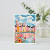 Gent België Kunst Reizen Briefkaart (Staand voorkant)
