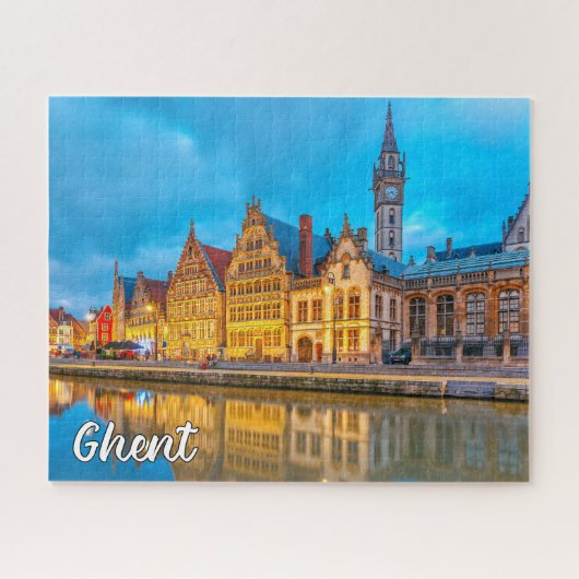 Gent, België Legpuzzel (Horizontaal)