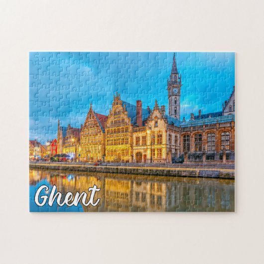 Gent, België Legpuzzel (Horizontaal)