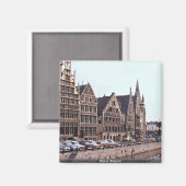 Gent, België Magneet (Voorkant / Achterkant)