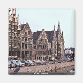 Gent, België Magneet (Voorkant)