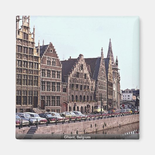 Gent, België Magneet (Voorkant)