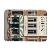 Gent, België Magneet (Horizontaal)