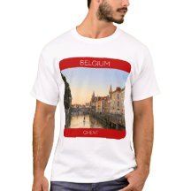 Gent, België Reis T-Shirt