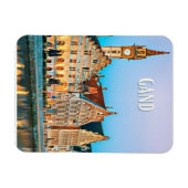 Gent Belgique Photo Vintage Magneet (Horizontaal)