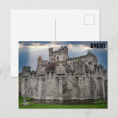 Gent Belgium Castle Travel Photo Briefkaart (Voorkant / Achterkant)