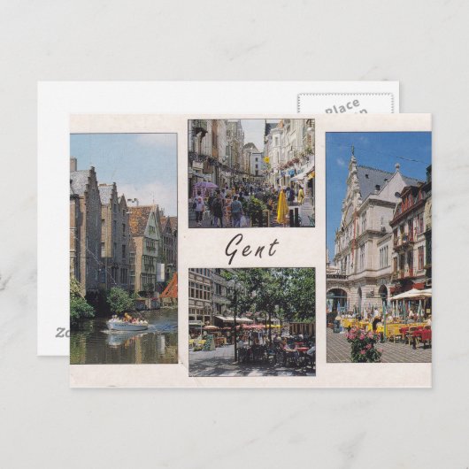 Gent - Briefkaart (Voorkant / Achterkant)