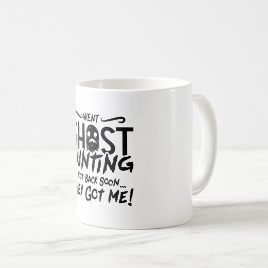Gent Ghost Hunter Hunt Koffiemok (Voorkant rechts)
