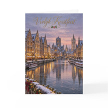 Gent Graslei Winter Prettig Kerstfeest