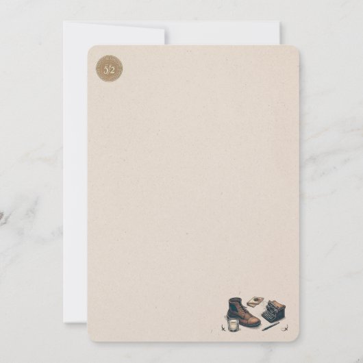 Gent Groomsman Verzoek Kaart (Achterkant)