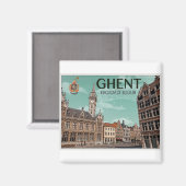 Gent - Korenmarkt Magneet (Voorkant / Achterkant)