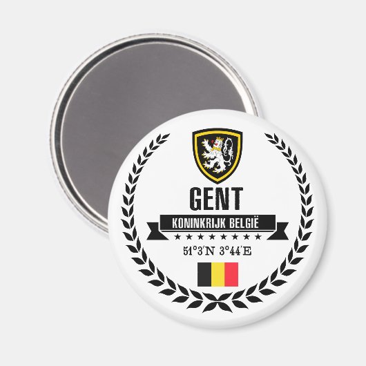Gent Magneet (Voorkant / Achterkant)