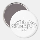 Gent magnet (Voorkant / Achterkant)