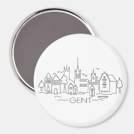 Gent magnet (Voorkant / Achterkant)