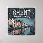 Gent – Verborgen Juweel van België Canvas Afdruk (Voorkant)