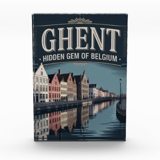 Gent – Verborgen Juweel van België Fotoblokken (Voorkant)