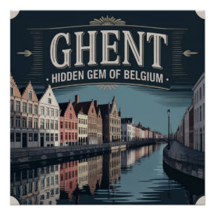 Gent – Verborgen Juweel van België Perfect Poster