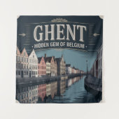 Gent – Verborgen Juweel van België Wandkleed (Voorkant)