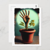  gentechnologie hekserij briefkaart (Voorkant / Achterkant)