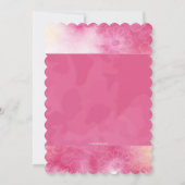 Gentel Floral Invitation Kaart (Achterkant)