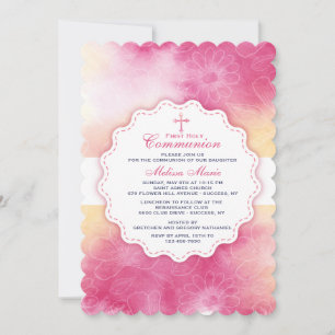 Gentel Floral Invitation Kaart