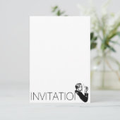 Gentelmen Uitnodiging (Staand voorkant)
