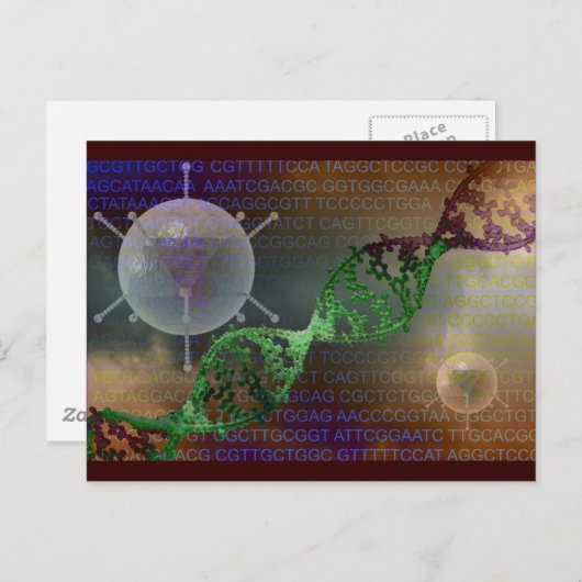 Gentherapie Briefkaart (Voorkant / Achterkant)