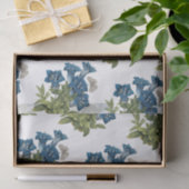 Gentiaan Bloem met Vlinder Patroon Tissuepapier (Geschenk)