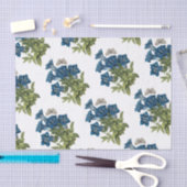 Gentiaan Bloem met Vlinder Patroon Tissuepapier (Craft)