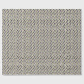 Gentian Blauwe Vintage Bloemen Cadeaupapier (Vlak)