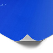 Gentian Flower Life Attitude Inspirerend Quote Poster (Hoek)