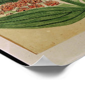 Gentian met denkbeeldige bloemen poster (Hoek)