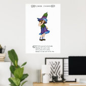 Gentian Poster (Thuiskantoor)