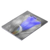 Gentian-ventilator in zwart-wit Notitieboek (Linkerzijde)