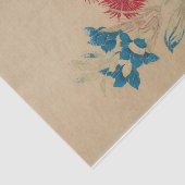 Gentiana en Red Lychnis van Ma Yuanyu Tissuepapier (Detail)