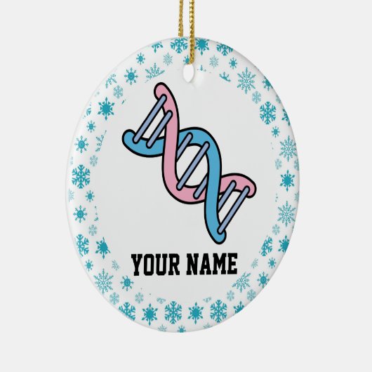 Genticist Genetics Counselor DNA Keramisch Ornament (Rechts)