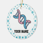 Genticist Genetics Counselor DNA Keramisch Ornament (Links)