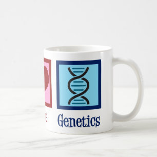 Genticist Peace Love Genetics Company Koffiemok