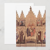 Gentile da Fabriano - Valle Romita Polyptych Kaart (Voorkant / Achterkant)
