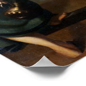 Gentileschi - Bathseba bij haar bad 1645 Poster (Hoek)
