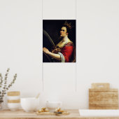 Gentileschi - Heilige Catharina 1615 Poster (Keuken)