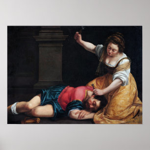 Gentileschi - Jael en Sisera Poster